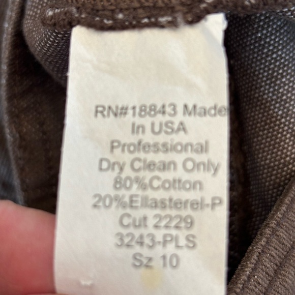 People Like Frank Brown Denim Wide Leg Pant Jeans Size 10 30” Waist - Picture 7 of 8